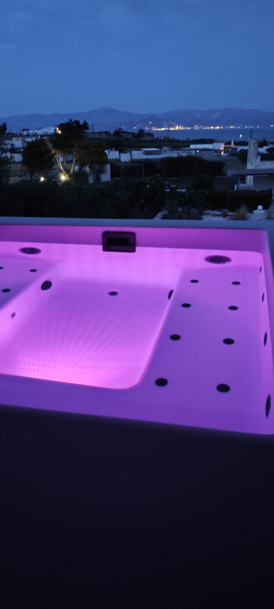 Island Magic - Seaview Villa With Jacuzzi Pool Ambelas Zewnętrze zdjęcie
